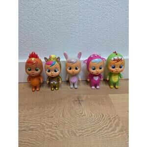 Cry Babies Magic Tears Mini Dolls lot - 5 dolls!